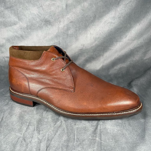 Cole Haan Men's Watson Chukka ll Mahogany Brown C26151 Size‎ 13 Boots Shoes